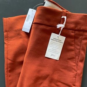 NWT rusty orange J. Crew Cameron pants